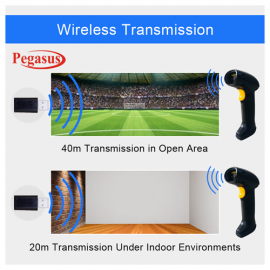 Pegasus PS3260 Wireless 2D Barcode Scanner